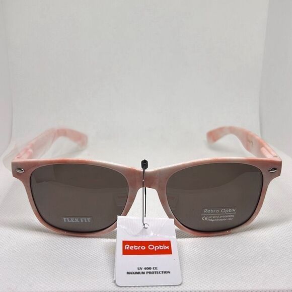 Tie-Dye Unisex Retro Sunglasses - Picture 3 of 3